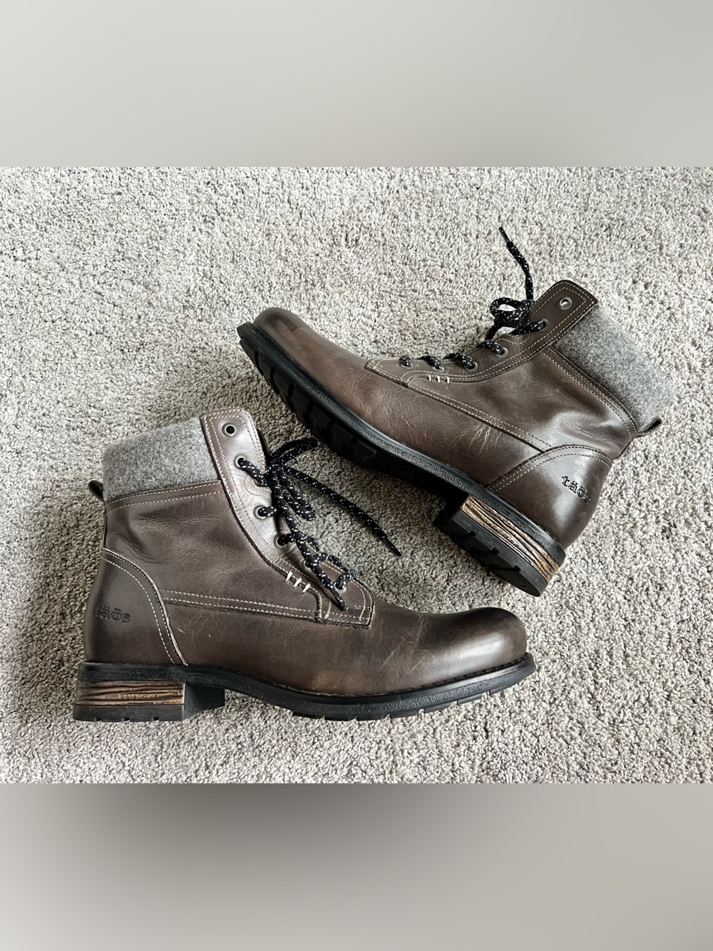 Taos Cutie Women’s Size 39 Leather Lined Ankle Boots Booties Side Zip